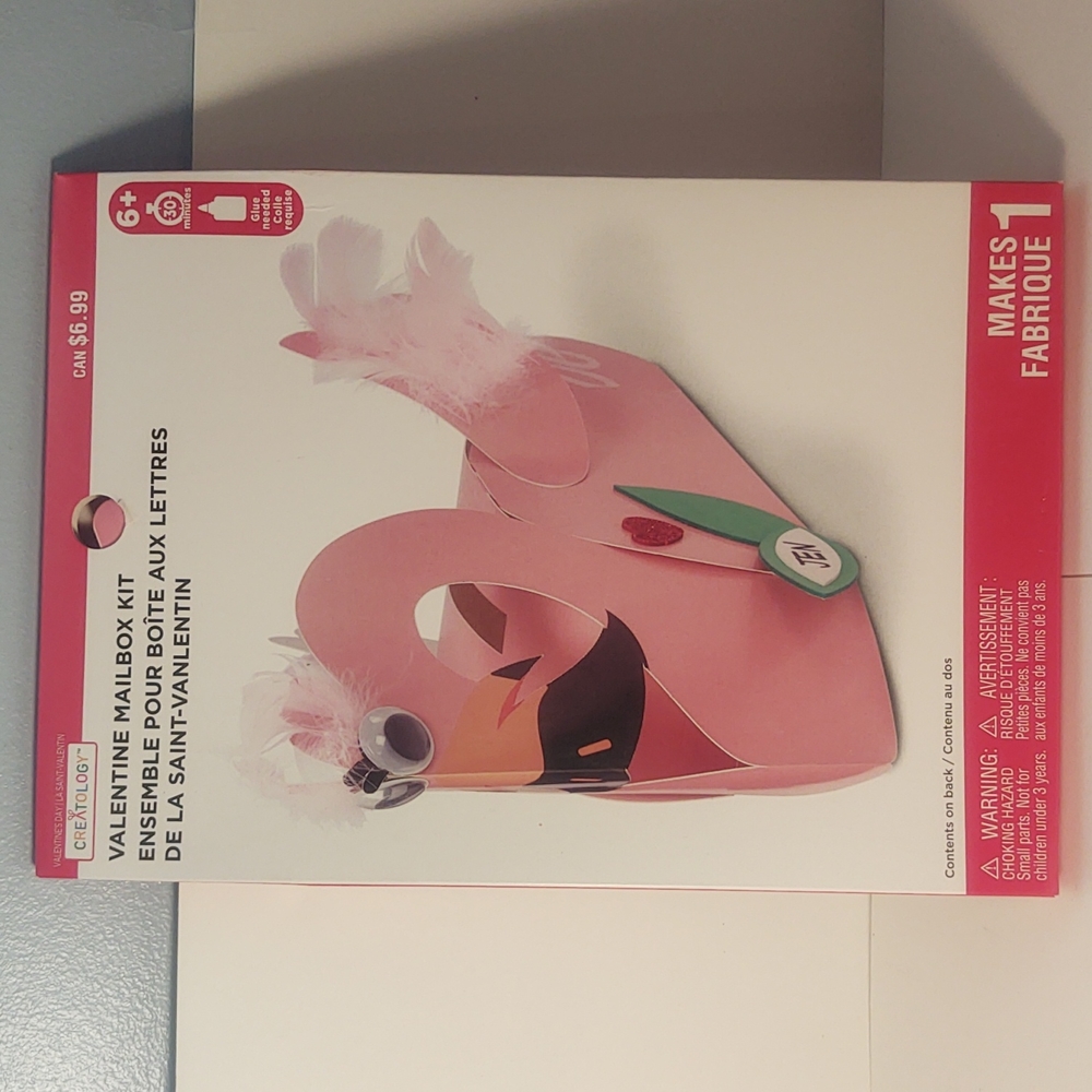 Flamingo Mailbox Kit Valentine's